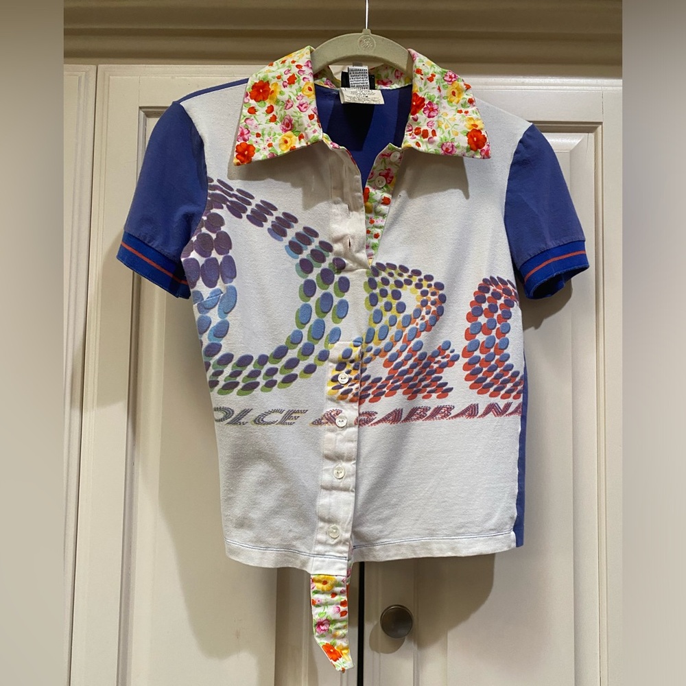 D&G Multicolor Short Sleeve Tee